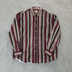 Natural Issue Shirt Mens Large Multicolor Striped Button Down Vintage Pocket‎